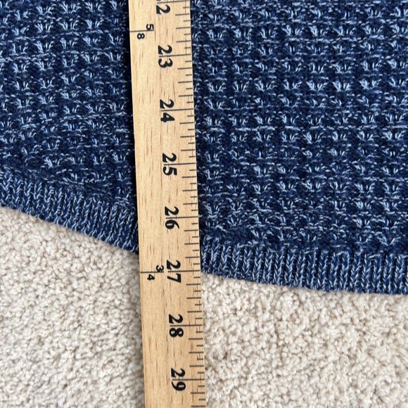 JEANNIE PIERRE  Womans Knit Sweater XL Blue Long Sleeve Crew Neck Pull Over NWT - Picture 8 of 14